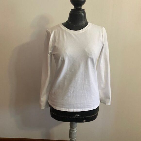 Hannah White long sleeve t-shirt, size M - Picture 1 of 3